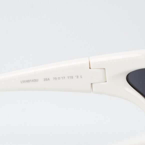 Loewe Women Sunglasses White Grey Wraparound LW40143U 25A NEW AUTHENTIC - Picture 7 of 10